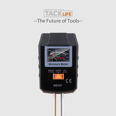 tacklife soil tester 3-in-1 soil moisture meter for moisture|3 in 1 soil detectors.